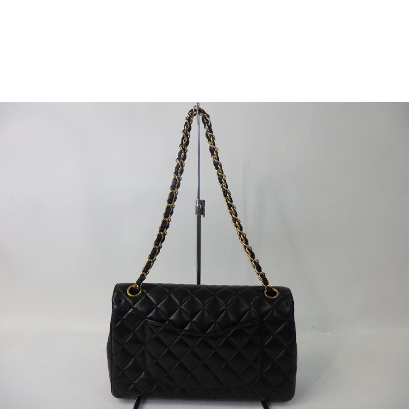 CHANEL シャネル/マトラッセ／ダブルフラップ25チェーンショルダー／黒／ゴールド金具/A01112//297****/ABランク/84