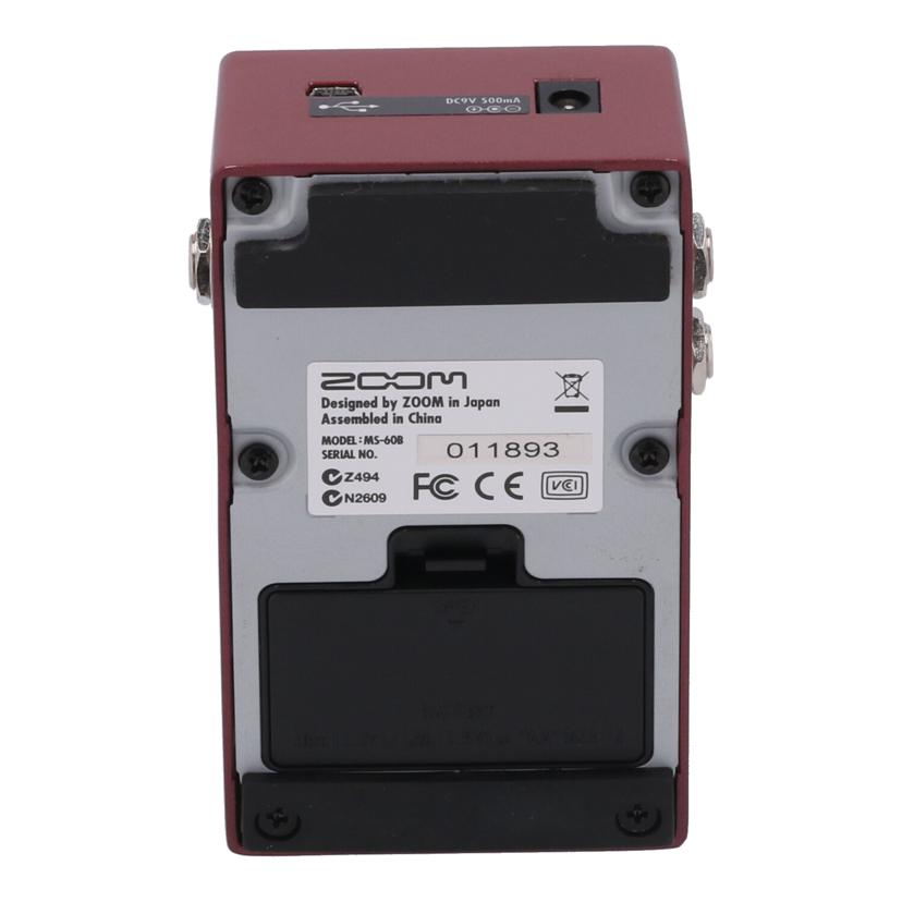 ZOOM ズーム/ベース用マルチエフェクター/MS-60B//011893/ABランク/62