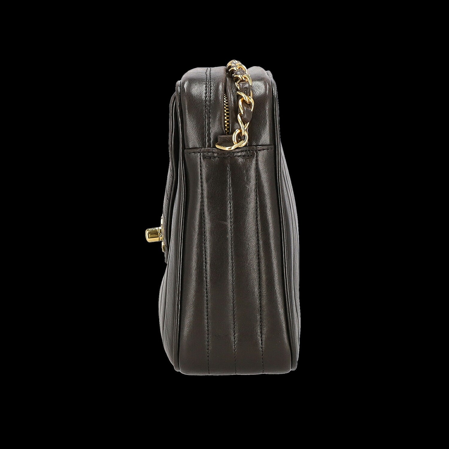 CHANEL シャネル/マドモアゼル／フリンジチェーンショルダーバッグ／ラム／黒／ゴールド金具//437****/ABランク/84