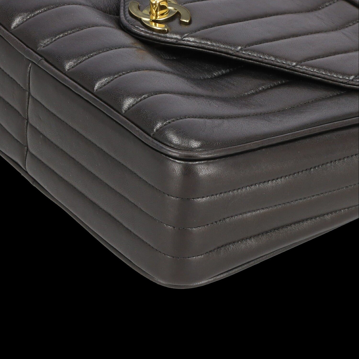 CHANEL シャネル/マドモアゼル／フリンジチェーンショルダーバッグ／ラム／黒／ゴールド金具//437****/ABランク/84