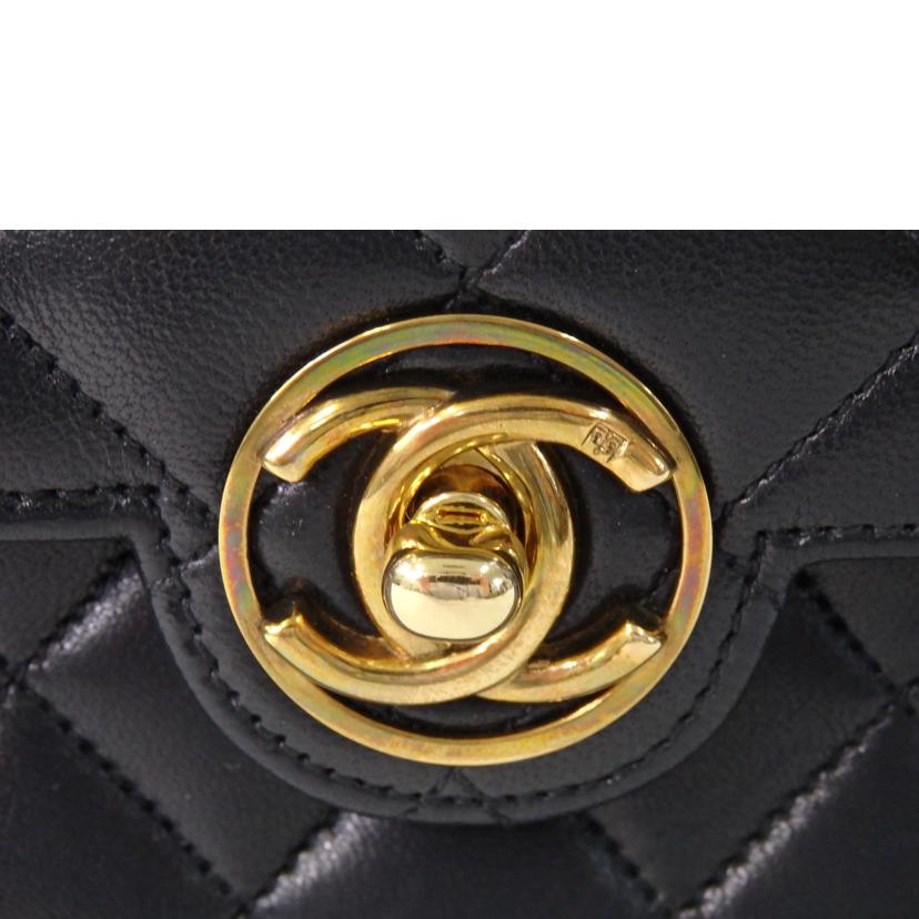 CHANEL シャネル/サークルココマーク／マトラッセショルダーバッグ／黒／ゴールド金具//327****/ABランク/84