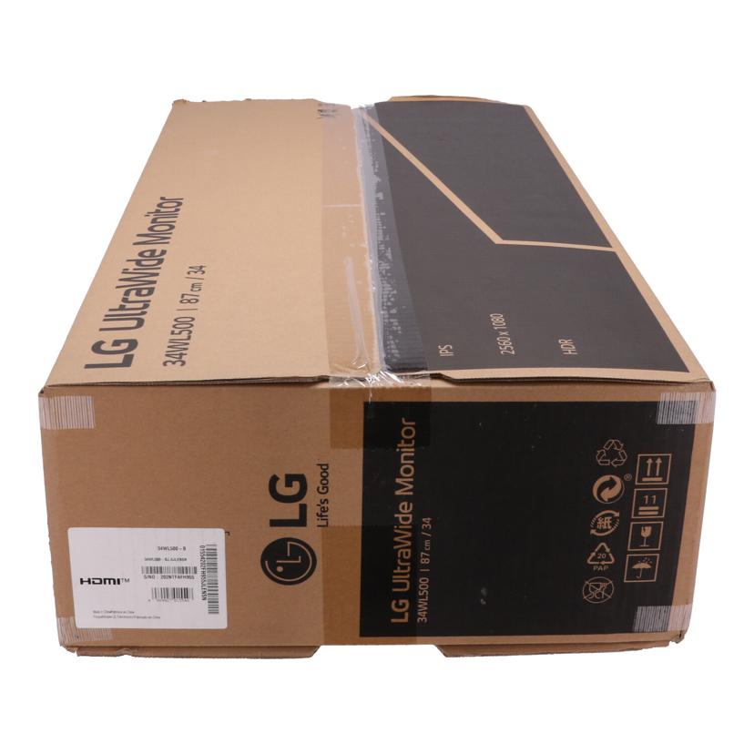LG　Electronics LG電子　/ウルトラワイドモニターHDR対応34インチ　未使用/34WL500-B//202NTFAFH955/Sランク/71