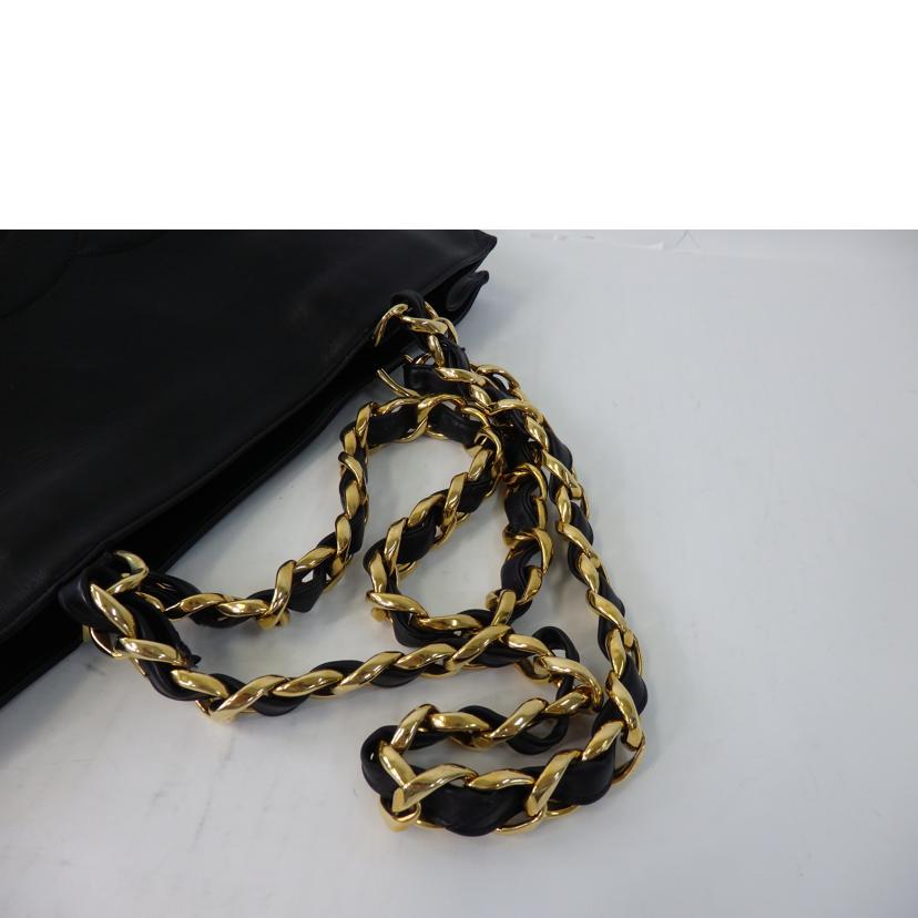 CHANEL シャネル/ココマークチェーントートバッグ／黒／ゴールド金具//342****/ABランク/84