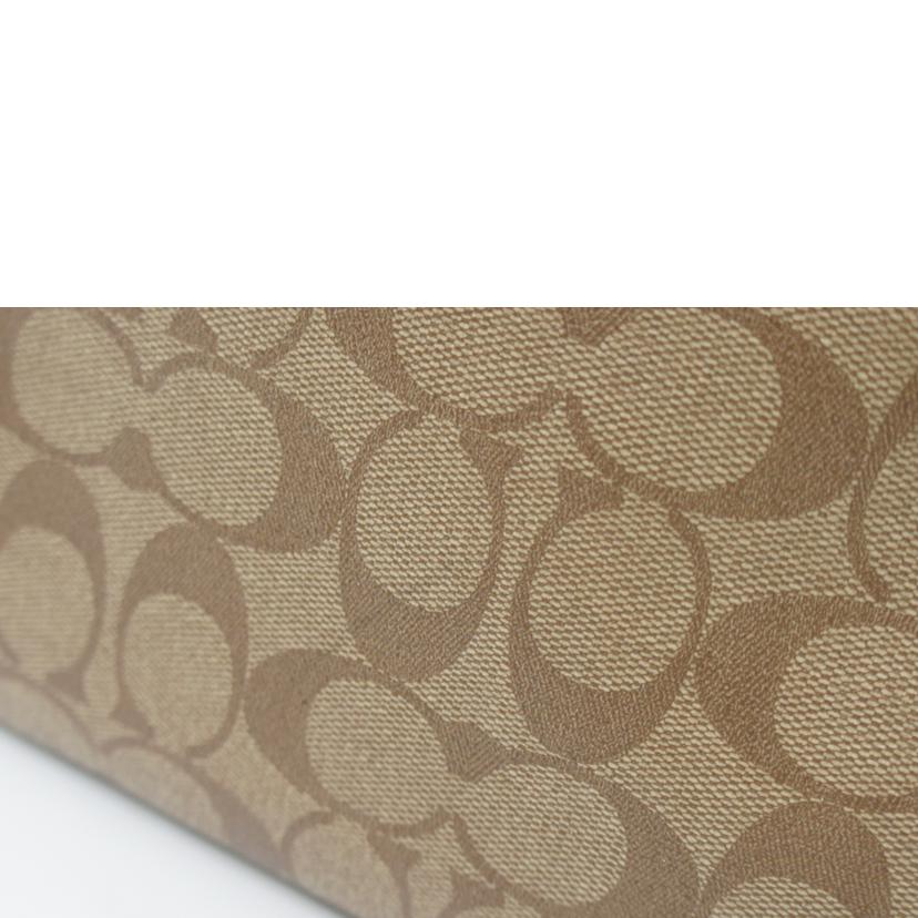 COACH コーチ/シグネチャー／トートバッグ／ベージュ／ブルー/F58292//D18**/ABランク/64