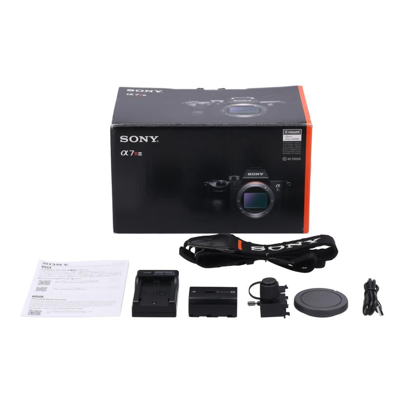 SONY　 ソニー　/ミラーレス一眼　ボディ／α7R　III/ILCE-7RM3//3043026/Bランク/01