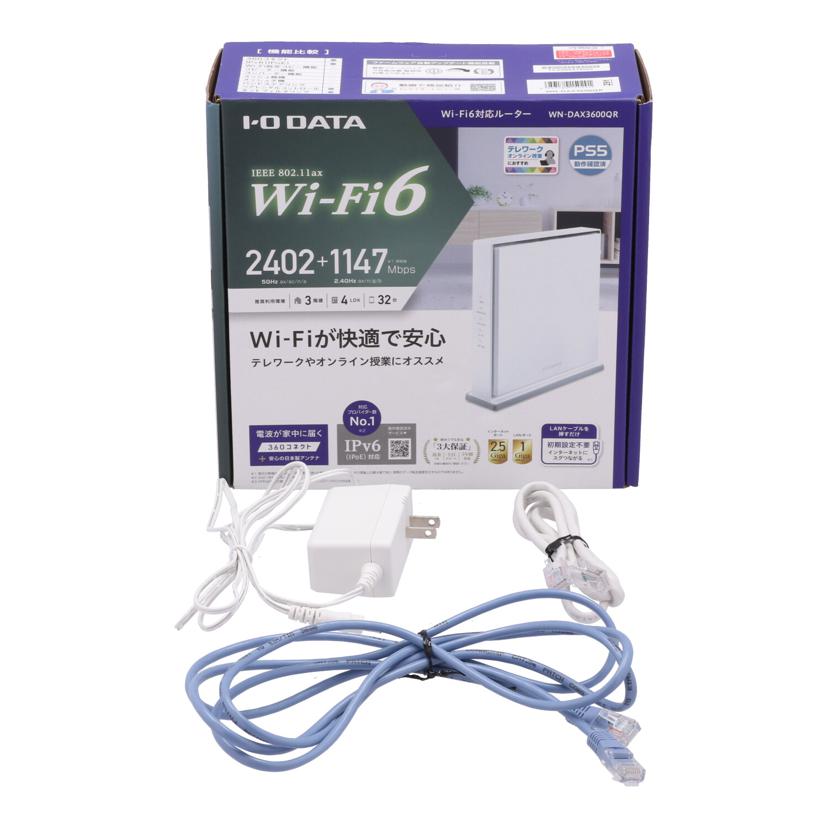 I．O　DATA アイオーデータ　/無線LANルーター/WN-DAX3600QR//13JI000419QG/Bランク/62