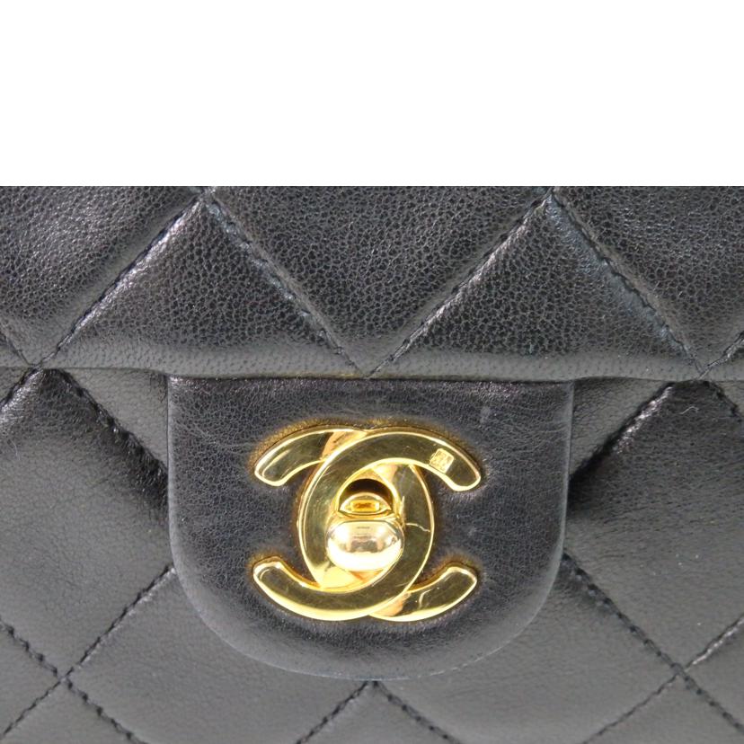 CHANEL シャネル/マトラッセ／ココマークミニチェーンショルダーバッグ／ラム／黒／ゴールド金具//228****/ABランク/84