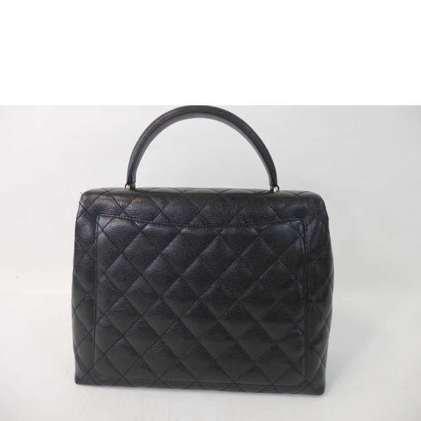 CHANEL シャネル/マトラッセココマークハンドバッグ／キャビアスキン／黒／ゴールド金具/A12397//637****/Aランク/84