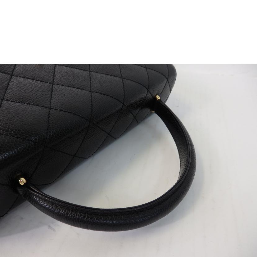 CHANEL シャネル/マトラッセココマークハンドバッグ／キャビアスキン／黒／ゴールド金具/A12397//637****/Aランク/84