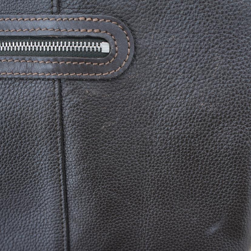 LONG　CHAMP ロンシャン/LONG　CHAMP　レザーリュック　茶　//Bランク/78