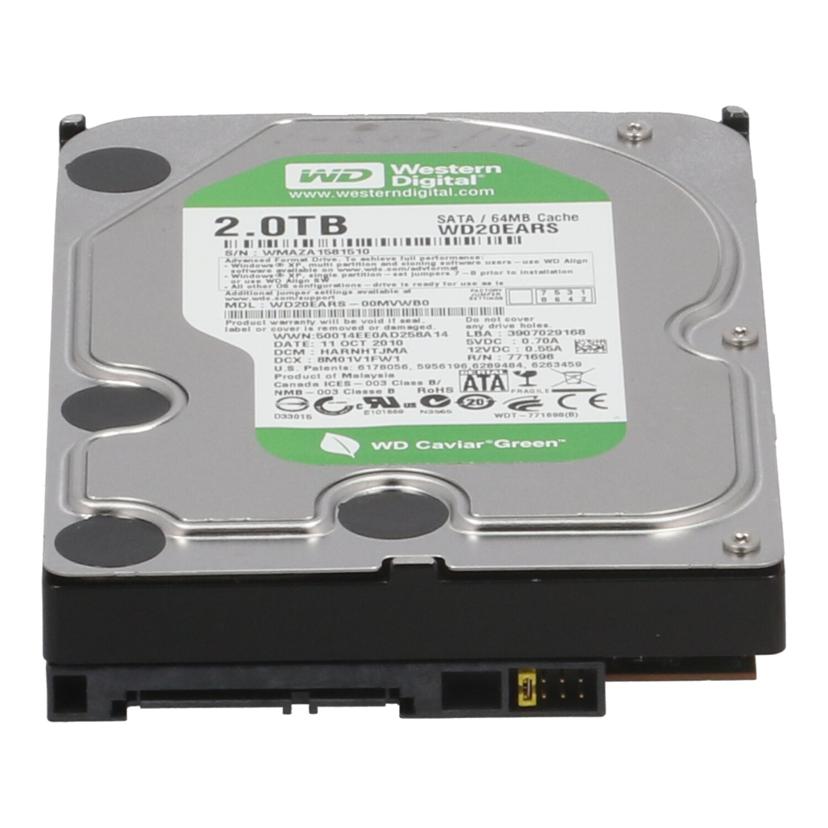 Western　Digital　WD ウエスタンデジタル　/3．5インチ内蔵HDD　2TB/WD20EARS//WMAZA1581510/Bランク/05