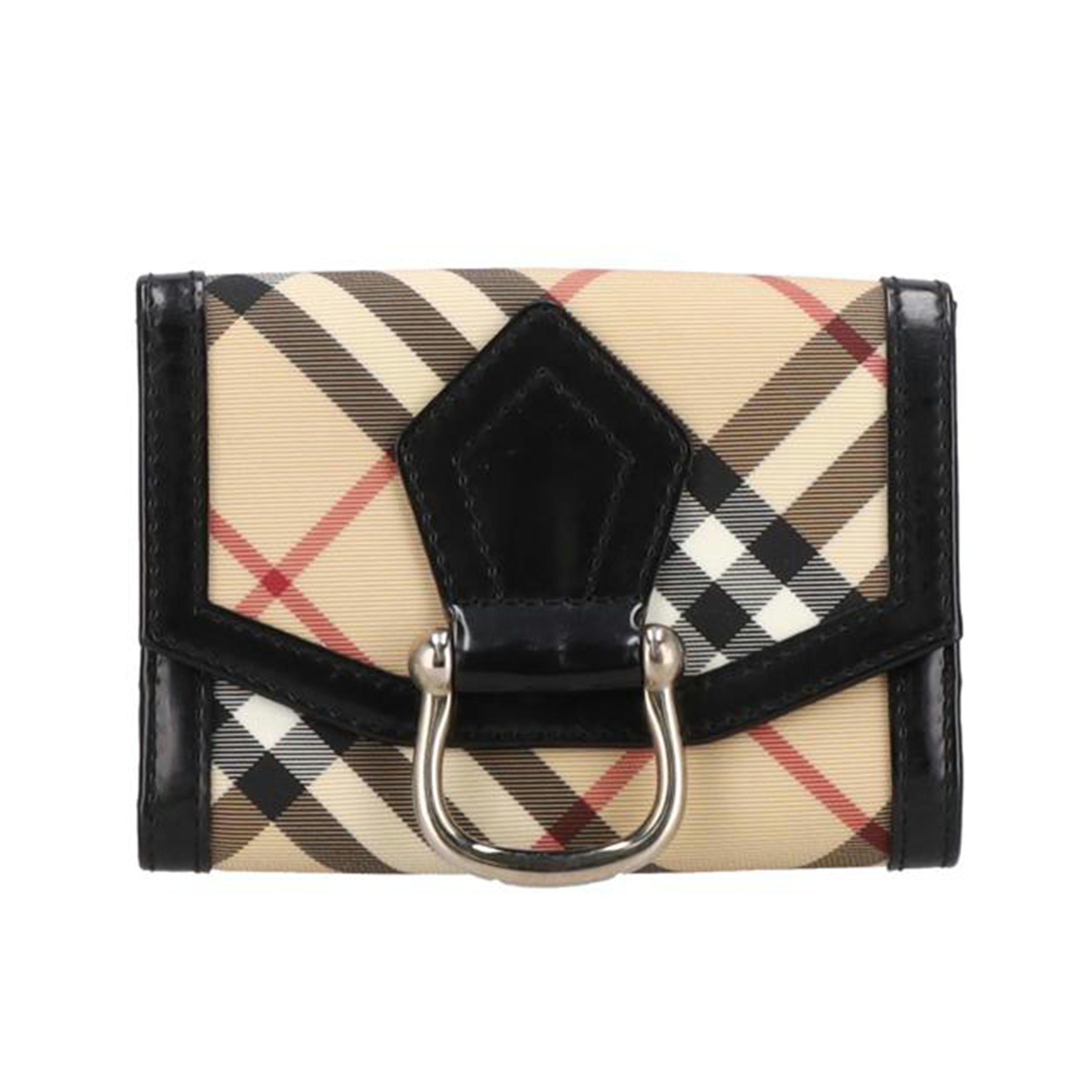 BURBERRY バーバリー/バーバリー/ノバチェック Wホック/二つ折り財布//Bランク/19