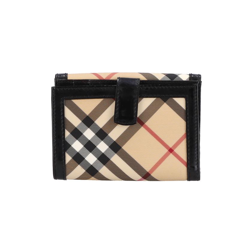 BURBERRY バーバリー/バーバリー/ノバチェック Wホック/二つ折り財布//Bランク/19