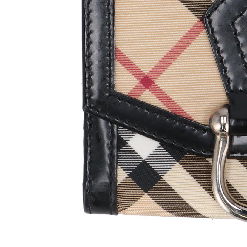 BURBERRY バーバリー/バーバリー/ノバチェック Wホック/二つ折り財布//Bランク/19
