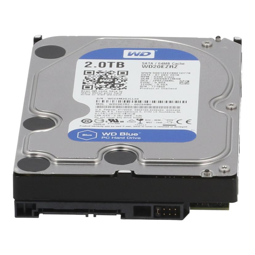 Western　Digital　WD ウエスタンデジタル　/3．5インチ内蔵HDD　2TB/WD20EZRZ//WCC4M3SJLL40/Bランク/05