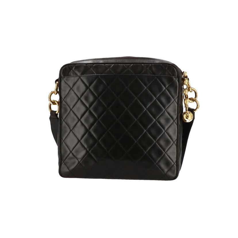 CHANEL シャネル/マトラッセラムスキンボールチャームターンロックショルダー//288****/ABランク/93
