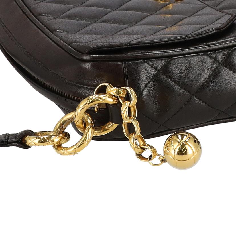 CHANEL シャネル/マトラッセラムスキンボールチャームターンロックショルダー//288****/ABランク/93