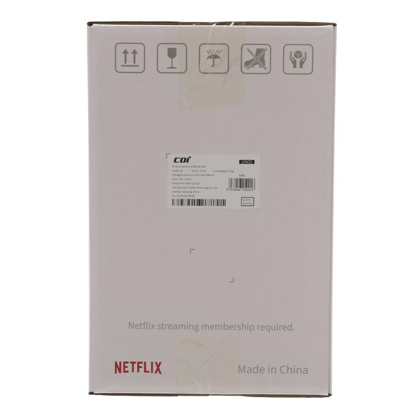 Coi シーオーアイ/LCDプロジェクター未使用/UNO5 Q1//FMCW230700336/Sランク/65