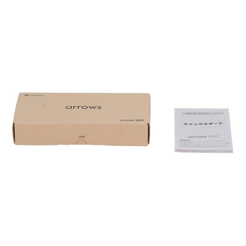 FUJITSU　FCNT　SoftBank 富士通 フジツウ　/スマートフォン／arrows　We2　64GB/A402FC//ZH2AB24HTP/Aランク/75