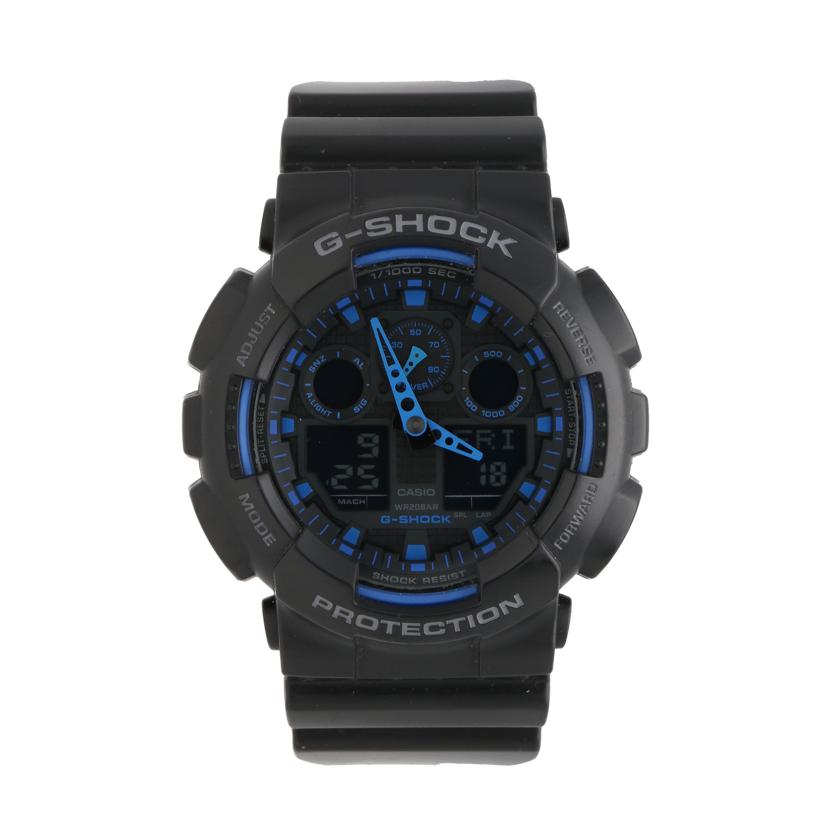 CASIO CASIO/G－SHOCK/インデックス 針 ブルー/GA-100-1A2DR//508*/Bランク/20