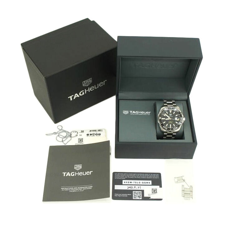 TAGHeuer タグホイヤー/アクアレーサーキャリバー5/300m/自動巻/WAY201A.BA0927//RDK****/SAランク/70