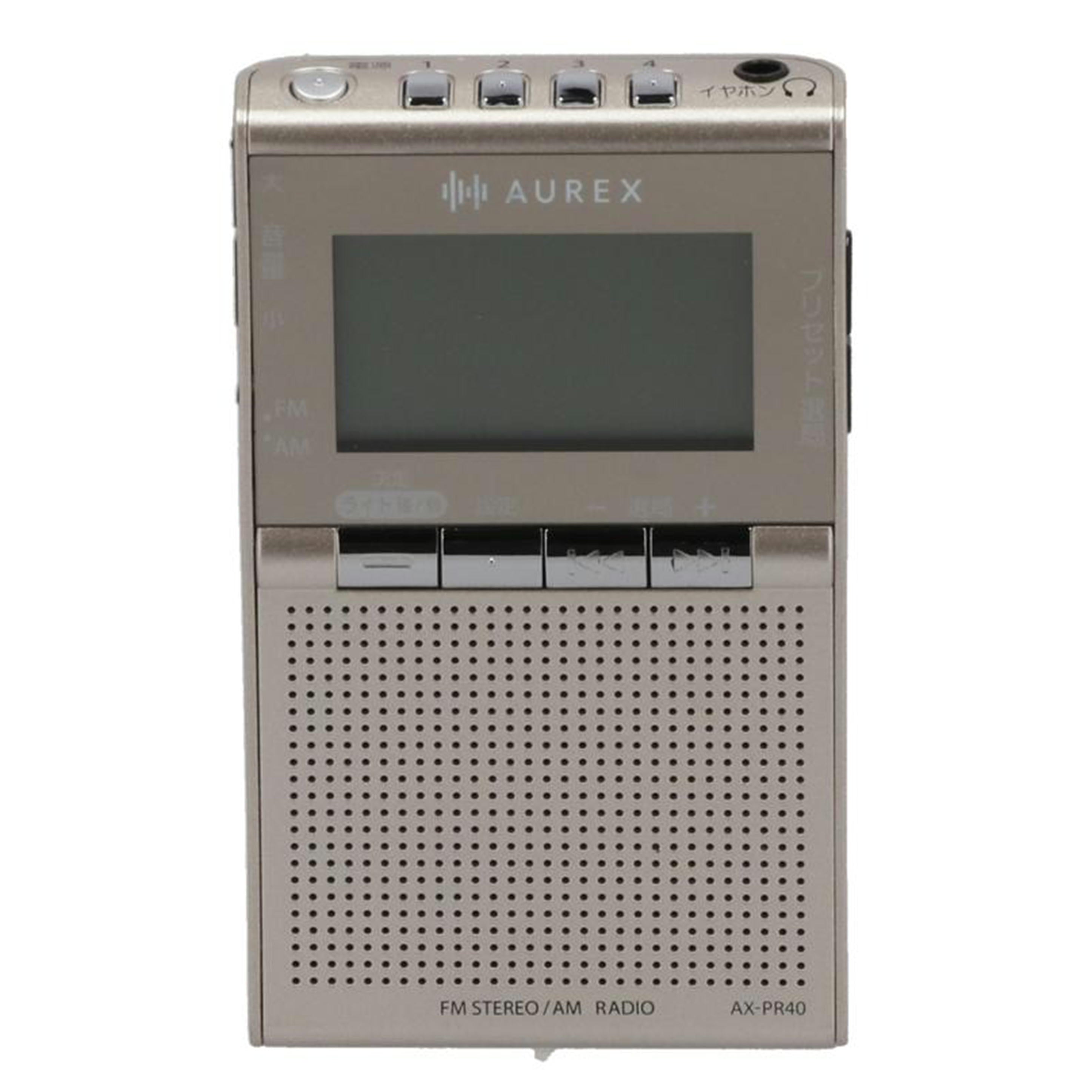 TOSHIBA Aurex 東芝 /ポケットラジオ/AX-PR40//251203110N0/ABランク/70