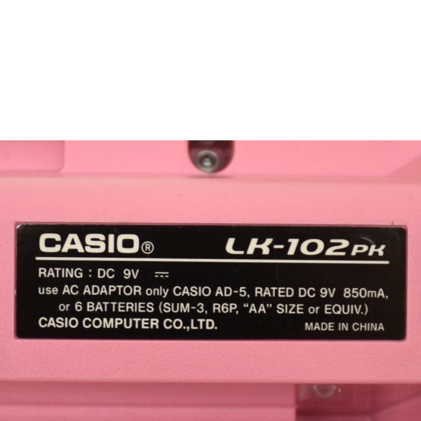 CASIO カシオ/電子キーボード/LK-102PK//ABランク/75