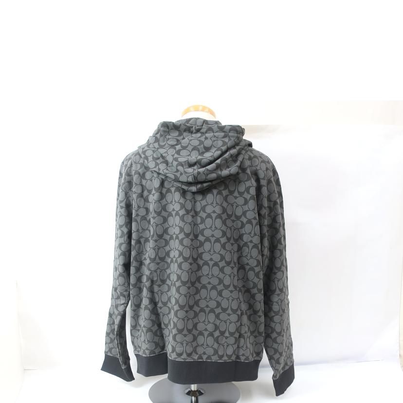 COACH コーチ/ジップアップパーカー　XLサイズ　シグネチャーグレー/6514//Aランク/65