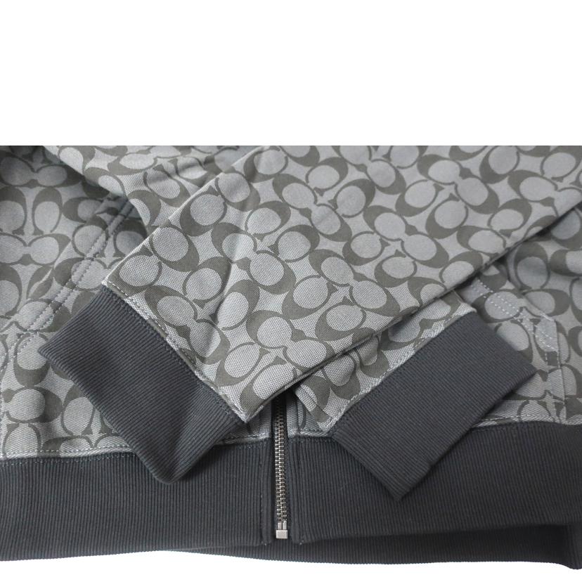 COACH コーチ/ジップアップパーカー　XLサイズ　シグネチャーグレー/6514//Aランク/65