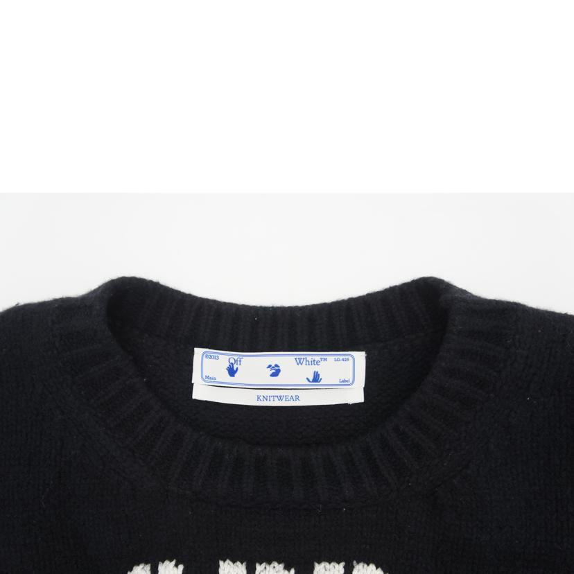 OFF WHITE オフホワイト/パスカルウェットフロアクルーネックニット/OMHE054F20KNI002//Bランク/71