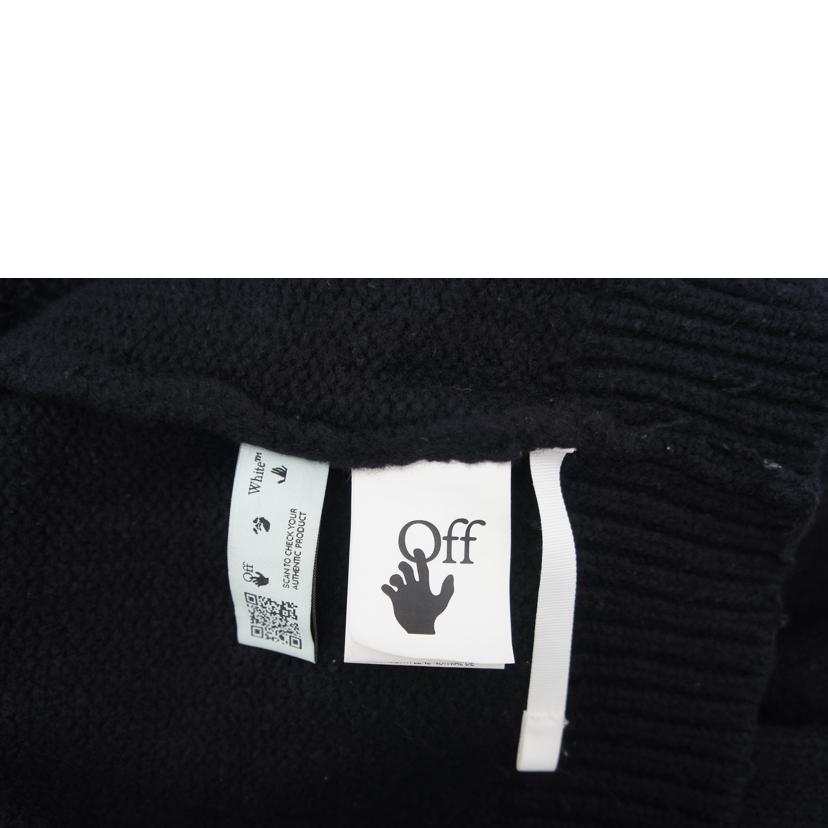 OFF WHITE オフホワイト/パスカルウェットフロアクルーネックニット/OMHE054F20KNI002//Bランク/71