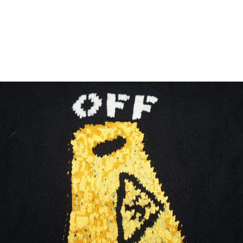 OFF WHITE オフホワイト/パスカルウェットフロアクルーネックニット/OMHE054F20KNI002//Bランク/71