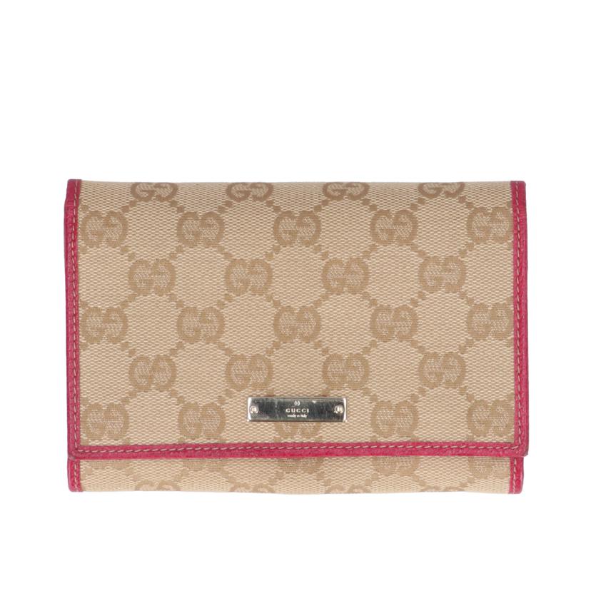 GUCCI ｸﾞｯﾁ/GG　二つ折り財布/154258//041*/Aランク/70