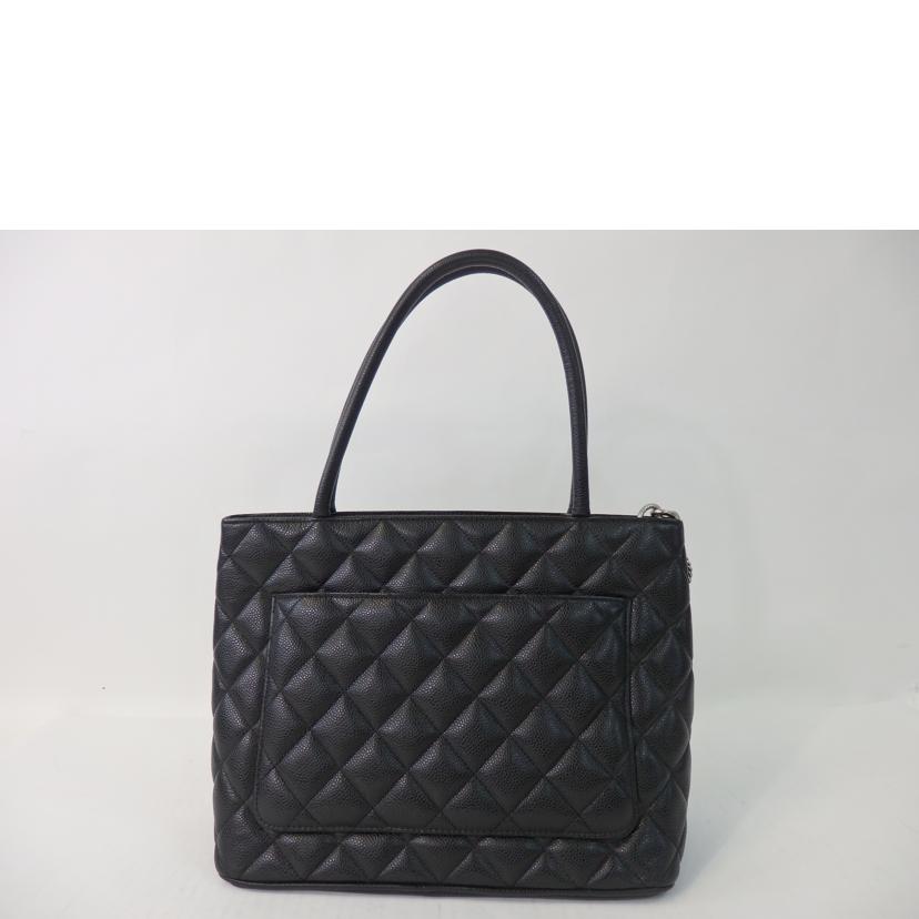 CHANEL シャネル/キャビアスキン復刻トート／黒／シルバー金具/A01804//763****/ABランク/84