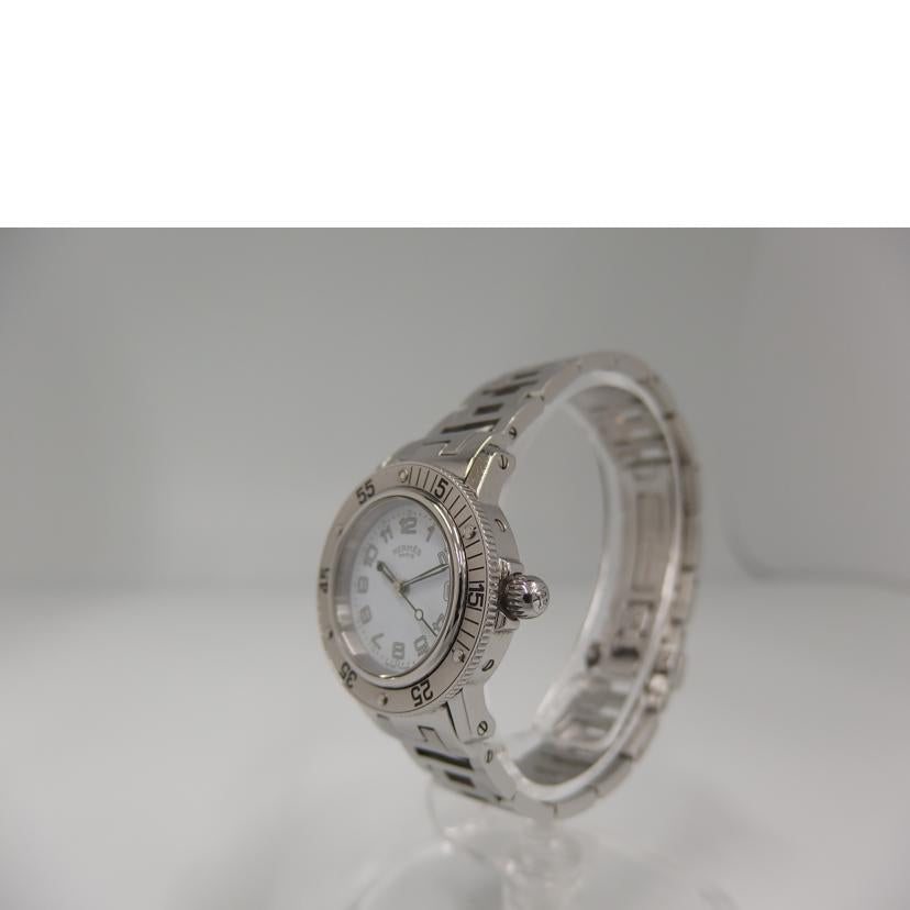 HERMES エルメス/クリッパーダイバー／白文字盤／クォーツ/CL5.210//147****/Bランク/82