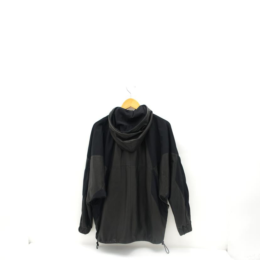 efilevol エフィレボル/efilevol　レザー　切替　ジップアップ　パーカー　BK//ABランク/78