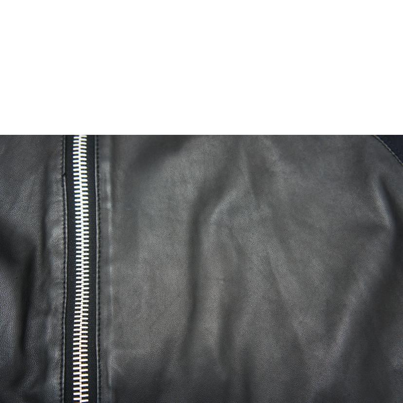 efilevol エフィレボル/efilevol　レザー　切替　ジップアップ　パーカー　BK//ABランク/78