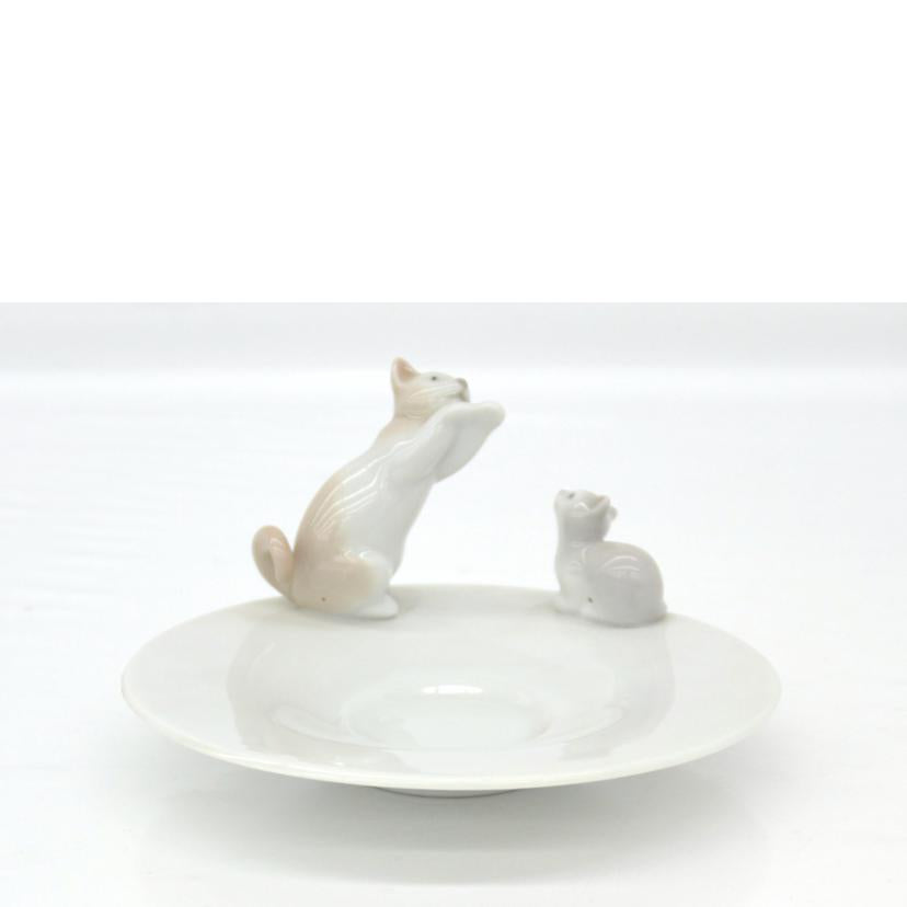 Lladro リヤドロ/カップ＆ソーサー 親子猫/親子猫//Aランク/75