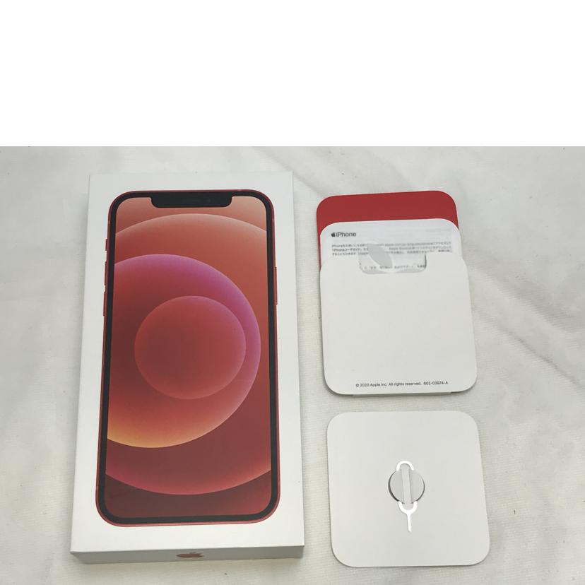 apple アップル/iPhone12 プロダクトレッド/MGHW3J/A//G6TDT0ZA0F09/ABランク/51