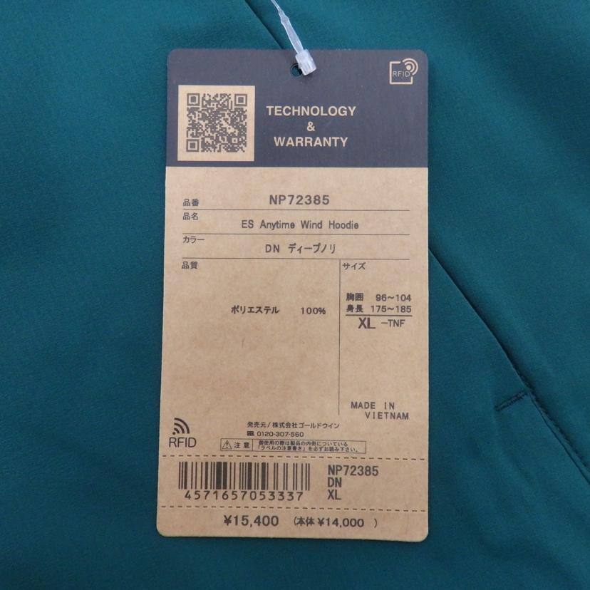 THE　NORTH　FACE　/ES　Anytime　WindHoodie/NP72385//Sランク/77