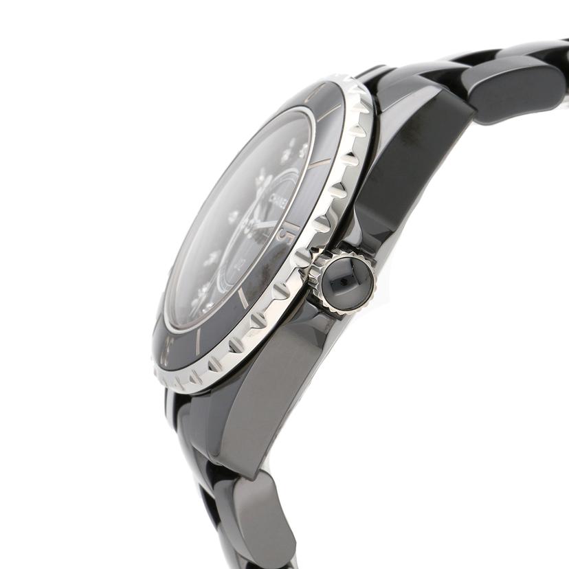 CHANEL シャネル/J12ブラックセラミック/33mm/12Pダイヤ/クォ-ツ/H1625//JM9****/Aランク/18