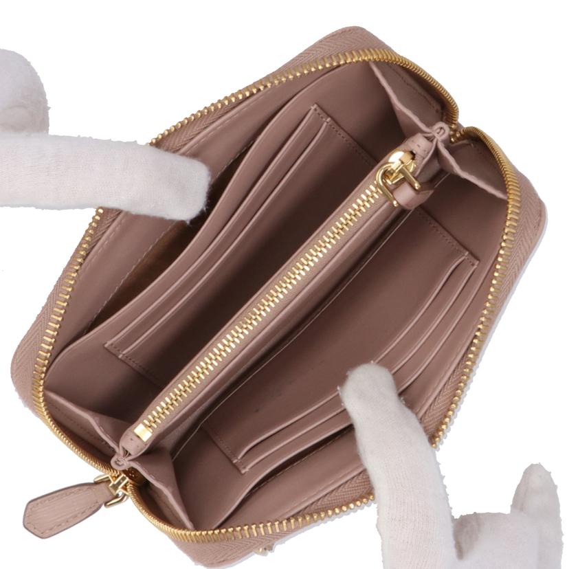 PRADA プラダ/トライアングルロゴ／ラウンドウォレット/1ML157//Aランク/91