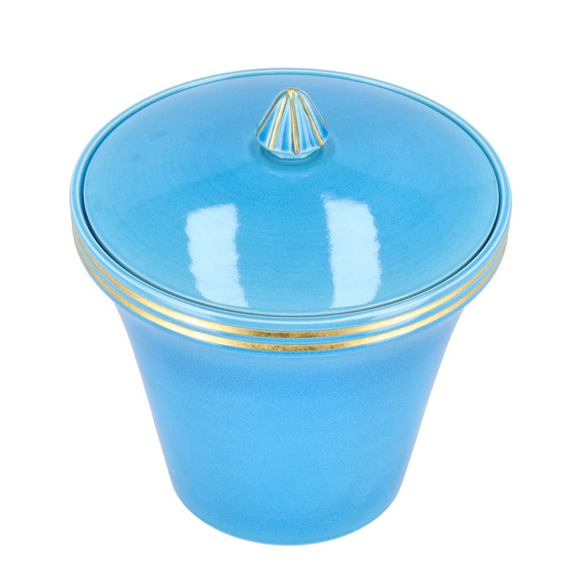 浅黄交趾/浅黄交趾　末広水指　御室窯造//Bランク/78