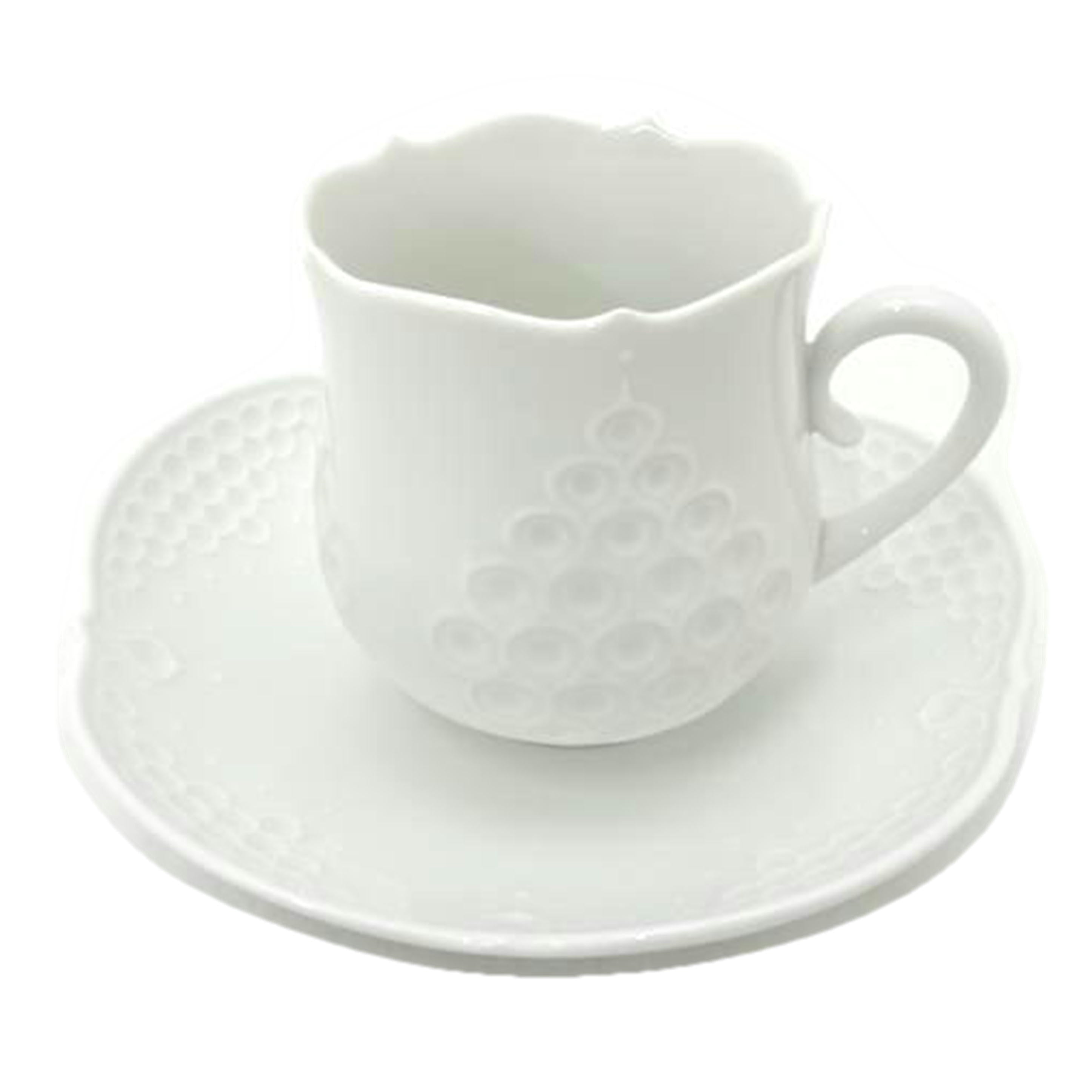 マイセン マイセン/マイセン　ホワイトレリーフ　カップ＆ソーサー//Aランク/69