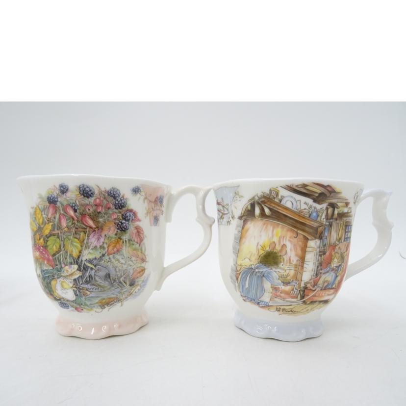 Royal Doulton ロイヤルドルトン/ロイヤルドルトン Brambly Hedge マグカップ 四季4個セット//SAランク/69