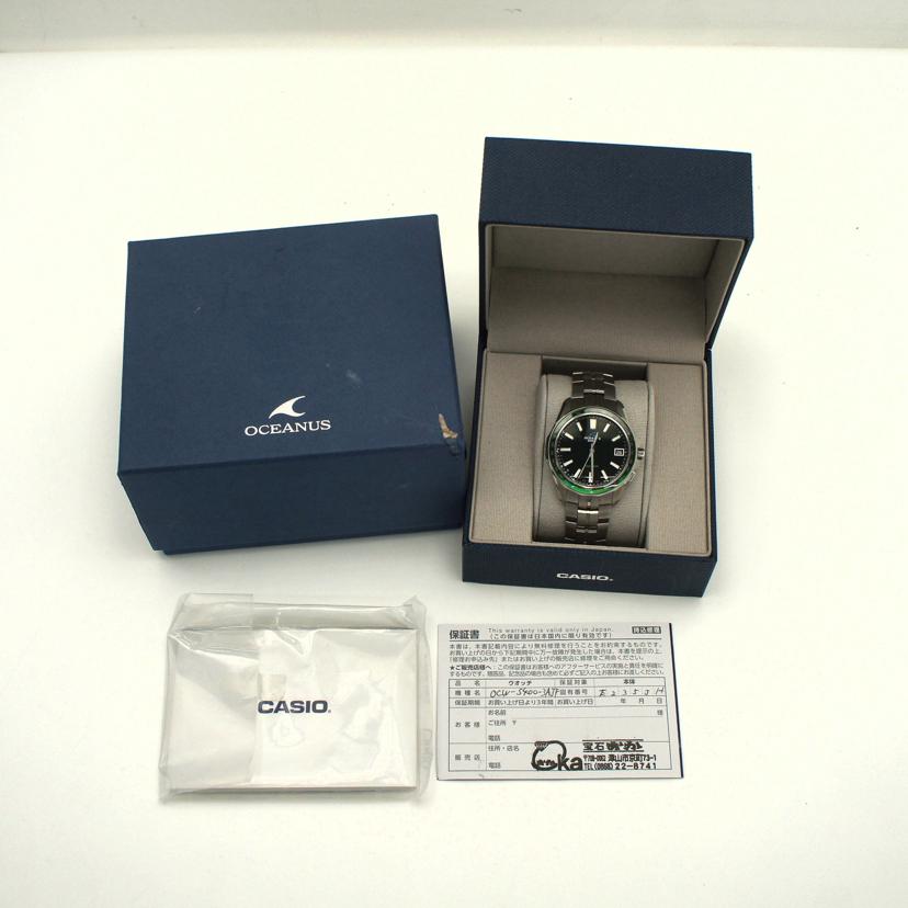 CASIO カシオ/オシアナス・マンタ／電波ソーラー×スマホリンク/OCW-S400-3AJF//001*****/SAランク/78