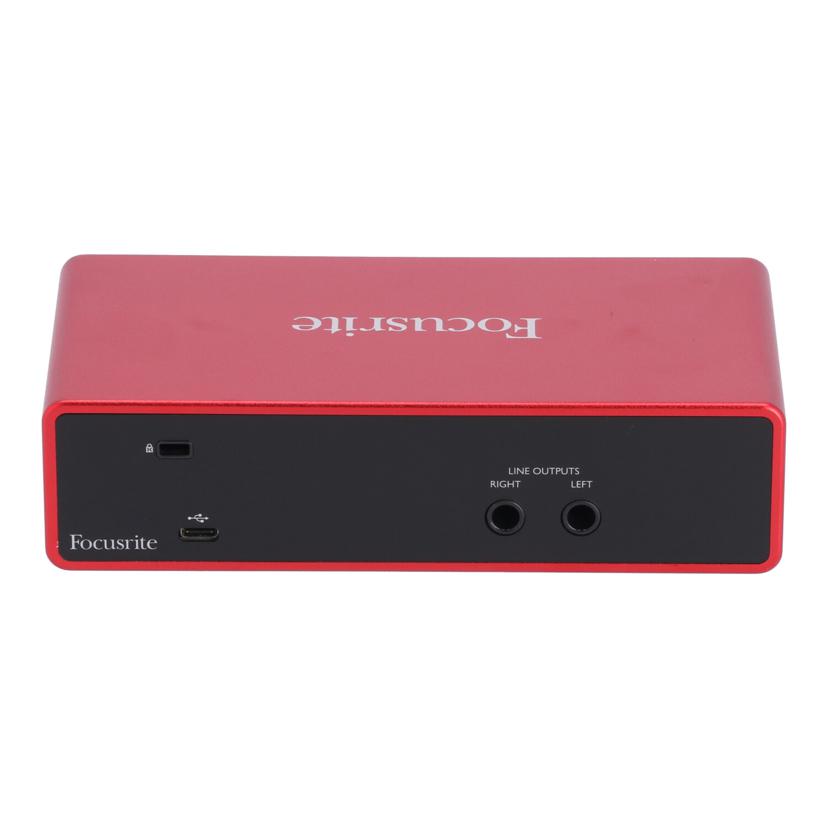 Focusrite フォーカスライト　/オーディオインターフェース/Scarlett 2i2(gen3)//Y82V7Q6023003D/Bランク/62