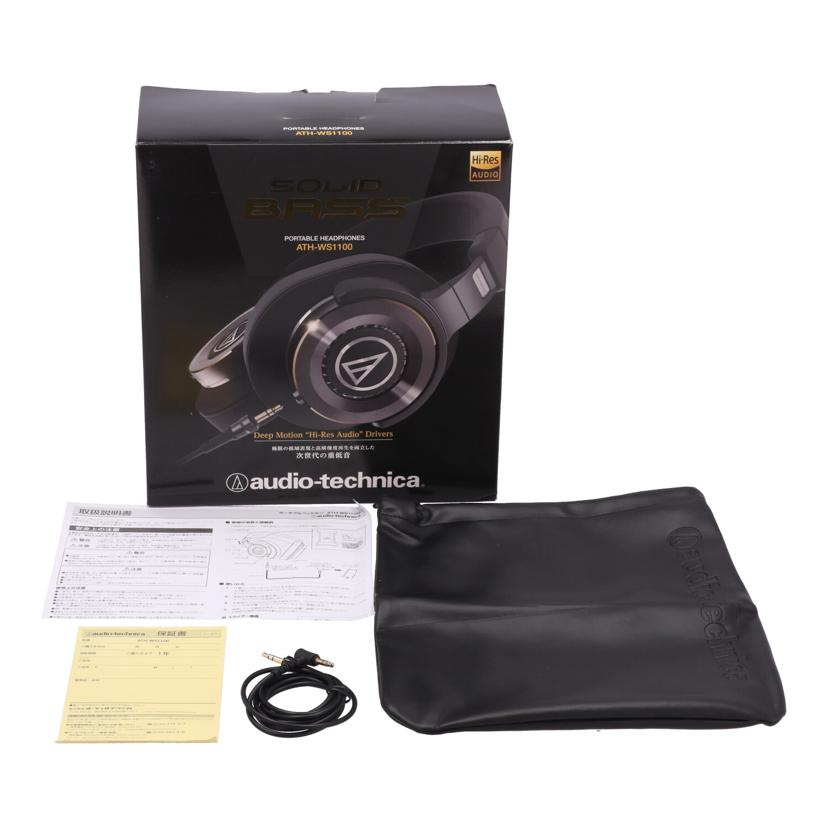 audio－technica オーディオテクニカ　/ハイレゾ対応ヘッドホン／SOLID　BASS/ATH-WS1100//LOT1815/Bランク/69
