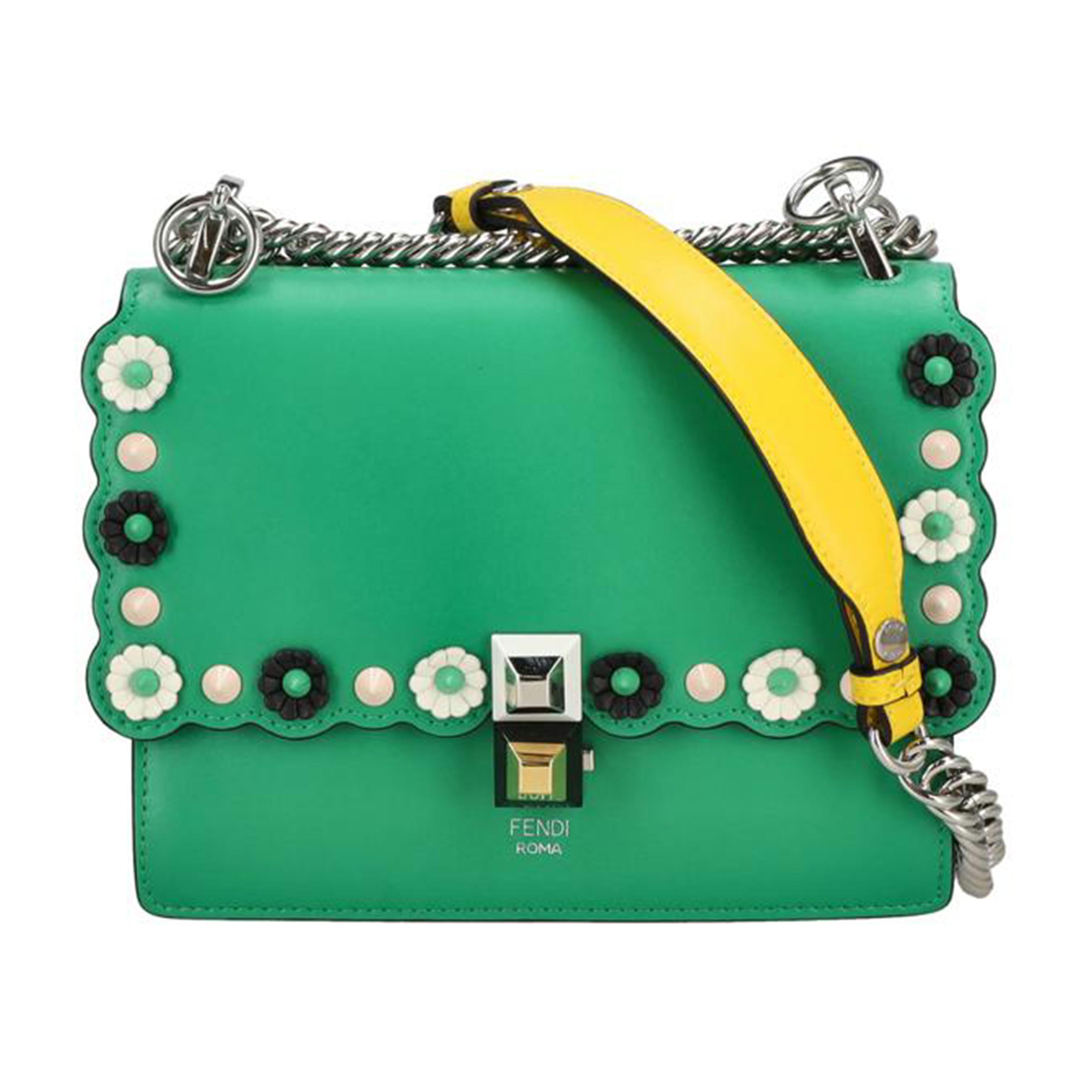 FENDI フェンディ/キャナイスモールチェーンショルダーバッグ／フラワー/8M0381 A0ZP//Aランク/85