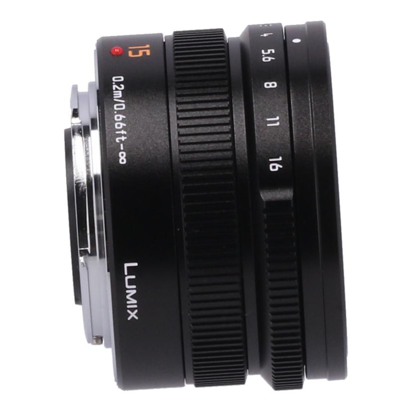 Panasonic パナソニック　/交換レンズ／15mm/H-X015//HN1ED201488/ABランク/71